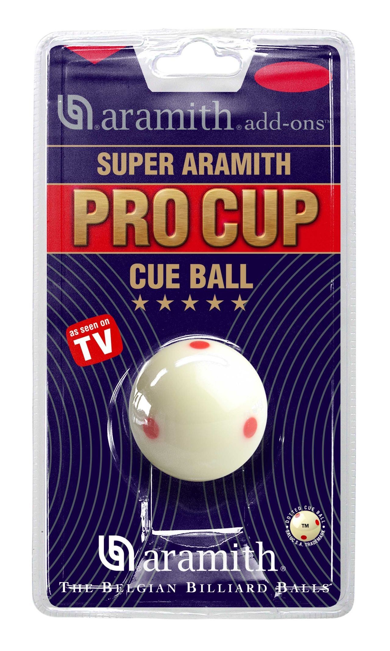 Bille blanche de billard Aramith Pro-Cup