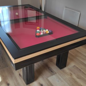 Billard equinoxe plateau verre