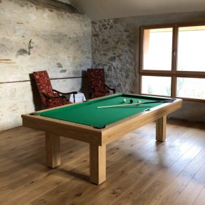 Billard en chataigner naturel