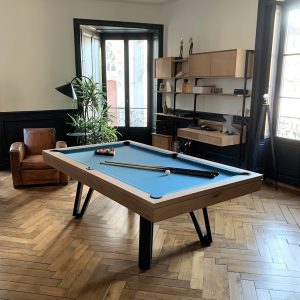Billard design Osmoz 2m20 pool anglais chêne naturel