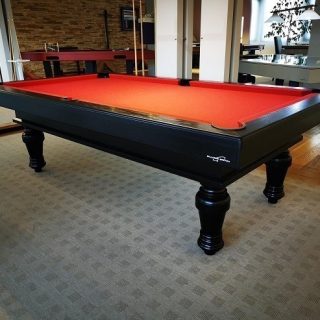 Pacha chene massif noir 260 destock Billard tradition pieds tournés