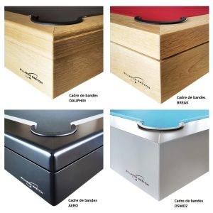 4 type de bandes diff&eacute;rents