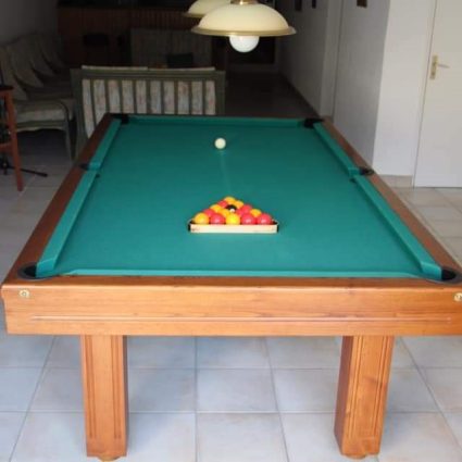 equinoxe 260 mixte chataignier 2 Occasion billard transformable français américain