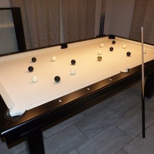 Orion noir et drap cr&egrave;me